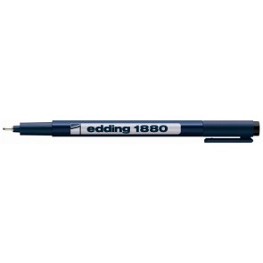 Tusfilc, 0,7 mm, EDDING "1880", fekete