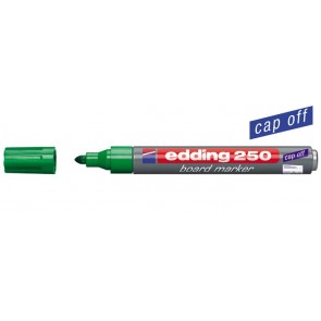 Tábla- és flipchart marker, 1-3 mm, kúpos, EDDING "250", zöld