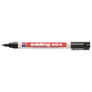 Alkoholos marker, 0,75 mm, kúpos, EDDING "404", fekete