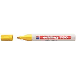 Lakkmarker, 2-4 mm, EDDING "750", sárga