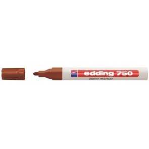 Lakkmarker, 2-4 mm, EDDING "750", barna