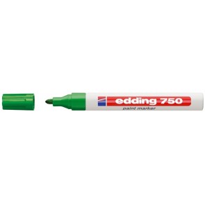 Lakkmarker, 2-4 mm, EDDING "750", zöld