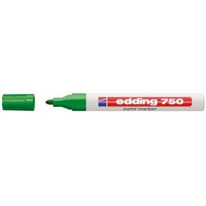 Lakkmarker, 2-4 mm, EDDING "750", zöld