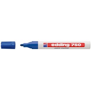 Lakkmarker, 2-4 mm, EDDING "750", sötétkék