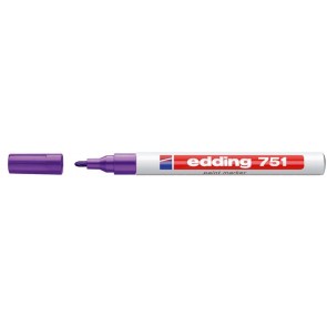 Lakkmarker, 1-2 mm, EDDING "751", lila