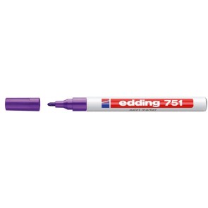 Lakkmarker, 1-2 mm, EDDING "751", lila