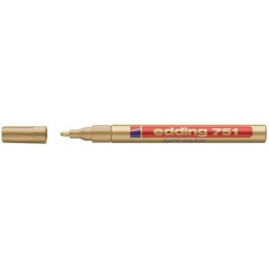 Lakkmarker, 1-2 mm, EDDING "751", arany