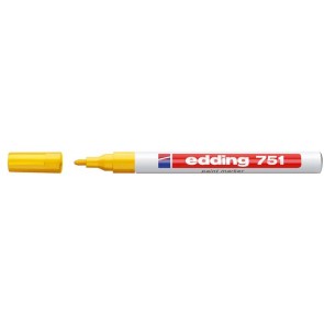 Lakkmarker, 1-2 mm, EDDING "751", sárga