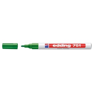 Lakkmarker, 1-2 mm, EDDING "751", zöld