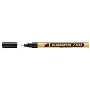 Lakkmarker, 0,8 mm, EDDING "780", arany