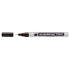 Lakkmarker, 0,8 mm, EDDING "780", ezüst