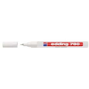 Lakkmarker, 0,8 mm, EDDING "780", fehér