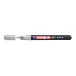 Lakkmarker, 1-2 mm, EDDING "791", ezüst