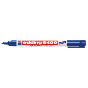 Alkoholos marker, CD/DVD, 0,5-1 mm, EDDING "8400", kék