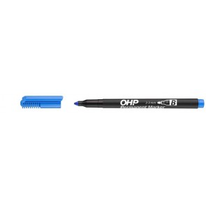 Alkoholos marker, OHP, 2-3 mm, B, ICO, kék