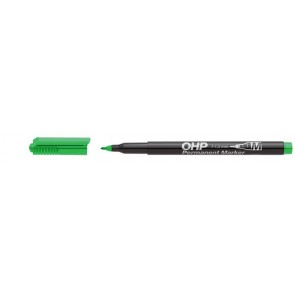 Alkoholos marker, OHP, 1-1,5 mm, M, ICO, zöld
