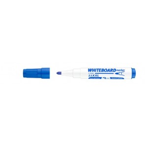Tábla- és flipchart marker, 1-3 mm, kúpos, ICO "Plan 11 XXL", kék