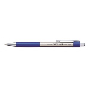 Golyóstoll, 0,7 mm, nyomógombos, kék tolltest, PENAC "PéPé", kék