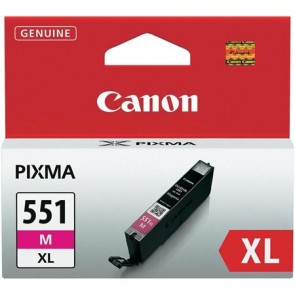 CLI-551MXL Tintapatron Pixma iP7250, MG5450, MG6350 nyomtatókhoz, CANON, magenta, 11ml