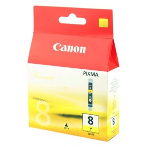 CLI-8Y Tintapatron Pixma iP3500, 4200, 4300 nyomtatókhoz, CANON, sárga, 13ml