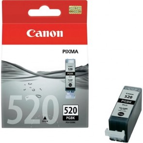 PGI-520B Tintapatron Pixma iP3600, 4600, MP540 nyomtatókhoz, CANON, fekete, 19ml