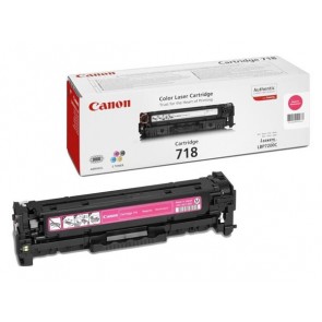 CRG-718M Lézertoner i-SENSYS LBP 7200CDN, MF 8330, 8350CDN nyomtatókhoz, CANON, magenta, 2,9k