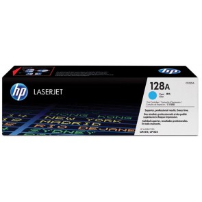 CE321A Lézertoner Color LaserJet Pro CM1415, CP1525N nyomtatókhoz, HP 128A, cián, 1,3k