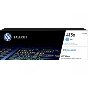 W2031X Lézertoner Color LaserJet Pro M454, MFP M479 nyomtatókhoz, HP 415X, cián, 6k