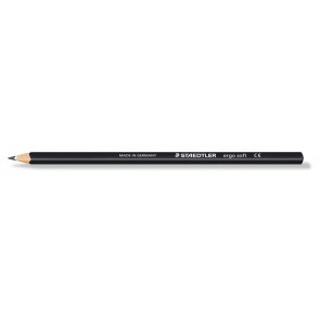 Színes ceruza, háromszögletű, STAEDTLER "Ergo Soft 157", fekete
