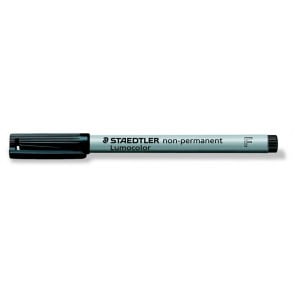 Alkoholmentes marker, OHP, 0,6 mm, STAEDTLER "Lumocolor 316 F", fekete