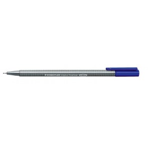 Tűfilc, 0,3 mm, STAEDTLER "Triplus 334", kék