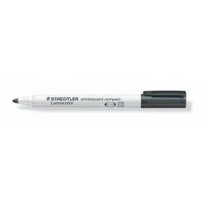 Táblamarker, 1-2 mm, kúpos, STAEDTLER "Lumocolor 341", fekete