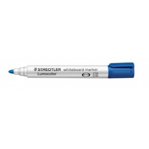 Táblamarker, 2 mm, kúpos, STAEDTLER "Lumocolor® 351", kék