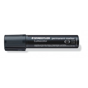 Alkoholos marker, 2-12 mm, vágott, STAEDTLER "Lumocolor® 388", fekete
