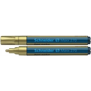 Lakkmarker, 1-3 mm, SCHNEIDER "Maxx 270", arany