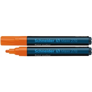 Lakkmarker, 1-3 mm, SCHNEIDER "Maxx 270", narancssárga