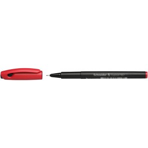 Tűfilc, 0,4 mm, SCHNEIDER "Topliner 967", piros