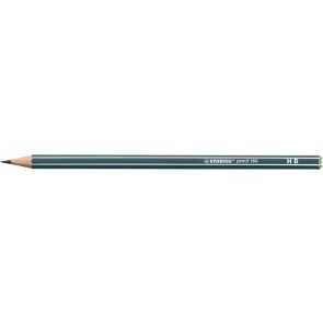 Grafitceruza, HB, hatszögletű, STABILO "Pencil 160", olajzöld
