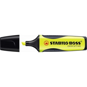 Szövegkiemelő, 2-5 mm, STABILO "Boss Executive", sárga