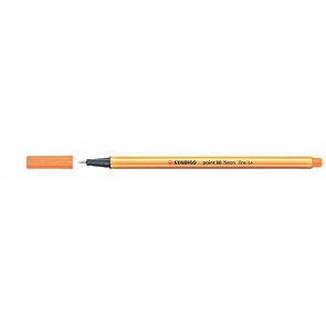 Tűfilc, 0,4 mm, STABILO "Point 88", neon narancssárga