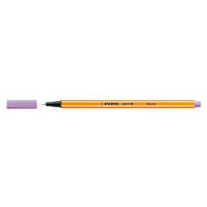 Tűfilc, 0,4 mm, STABILO "Point 88", pasztell-lila